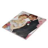 Jonge echtpaar formeel draag tegeltje (Zijkant)