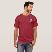 Jonge Faun met dubbelflute T-shirt (Voorkant volledig)