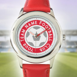 Jonge Football Fan of Football Supporter Horloge