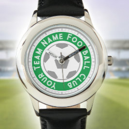 Jonge Football Fan of Football Supporter Horloge