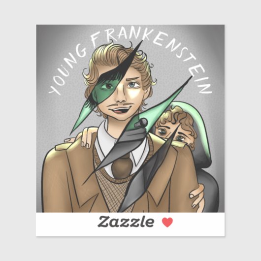 Jonge Frankenstein Speciaal Sticker Ontwerp (Vel)