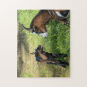 Jonge geitenlam legpuzzel (Verticaal)