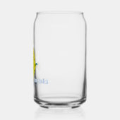 Jonge Gele Boxfish Blikvorm Glas (Links)