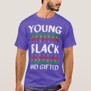 Jonge geschreeuw en zwarte geschiedenis koude Afri T-shirt