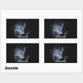 JONGE GRIJZE WOLF Wildlife Supporter Stickers (Vel)