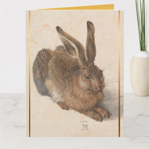 Jonge Hare Dürer Kerstmis Verjaardag Grote Groet C Kaart