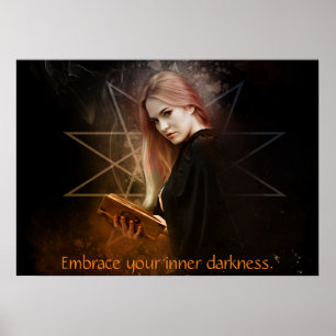 Jonge heks poster
