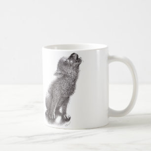 Jonge Huilende Wolf Koffiemok
