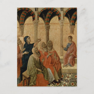 Jonge Jezus onderwijzen in de tempel Briefkaart