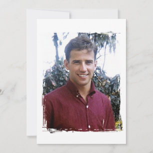 Jonge Joe Biden inauguratie Feestdagenkaart