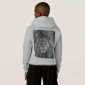 Jonge jongens Moderne Hoodies achterkant Dierlijk  (Achterkant volledig)