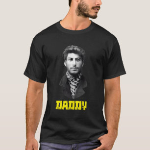 Jonge Joseph Stalin Papa Grappige Gebruiker Social T-shirt