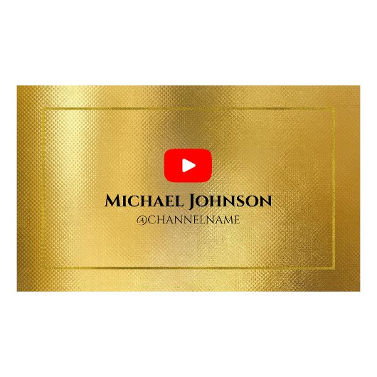 JONGE kanaalreclame QR-code GOLD Visitekaartje