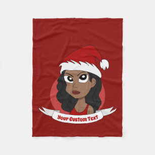 Jonge kerstman-cartoon fleece deken