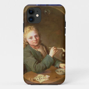 Jonge Man blaasjes van een Clay Pipe, 1766 iPhone 11 Hoesje