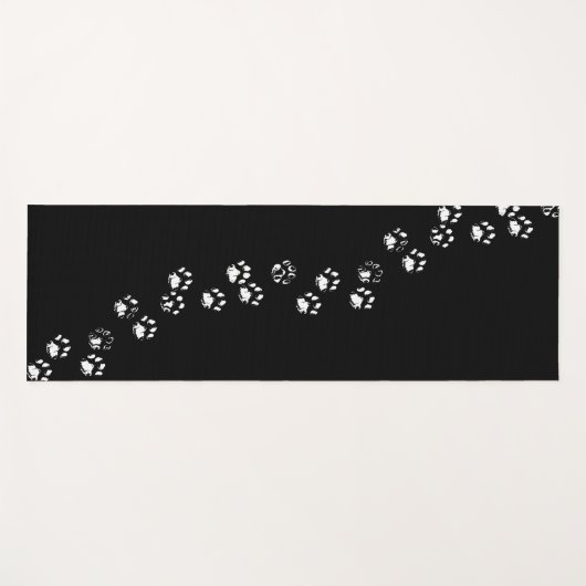 JONGE MAT-CAT- OF DOG PAW PRINTS/TRACKS YOGAMAT (Voorkant (horizontaal))