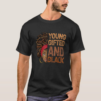 Jonge meisjes en zwarte meisjes Melanin Kinder mei T-shirt