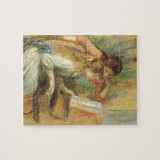 Jonge meisjes in Piano door Pierre Renoir Legpuzzel (Horizontaal)