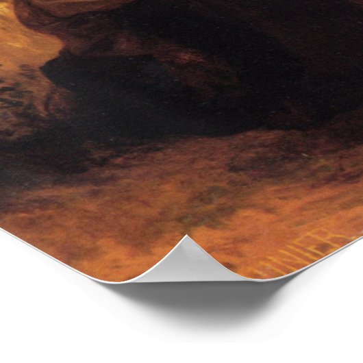 Jonge meisjes met Lamb Poster (Hoek)