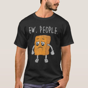Jonge mensen die hun kuikens nugget in de steek la t-shirt