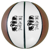 Jonge mensen Funny Meowy Black Cats Basketbal (Verticaal)