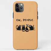 Jonge mensen Funny Meowy Black Cats Case-Mate iPhone Case (Achterkant)
