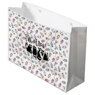 Jonge mensen Funny Meowy Black Cats Groot Cadeauzakje