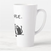 Jonge mensen Funny Meowy Black Cats Latte Mok (Rechts)