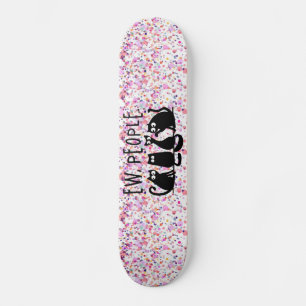Jonge mensen Funny Meowy Black Cats Pouf Skateboard