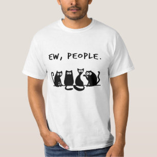 Jonge mensen Funny Meowy Black Cats T-Shirt