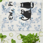 Jonge mensen Funny Meowy Black Cats Theedoek (Gevouwen)