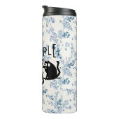 Jonge mensen Funny Meowy Black Cats Thermosbeker (Geroteerd rechts)