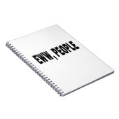 Jonge mensen (Interruptie) Notitieboek (Rechterzijde)