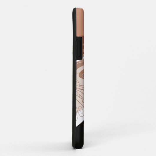 Jonge mooie afrikaanse amerikaanse vrouw Case-Mate iPhone case (Achterkant/rechts)