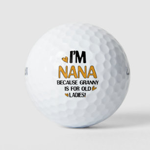 Jonge Nana Graphic Nana Clipart Design Oma Art Golfballen