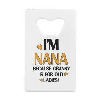 Jonge Nana Graphic Nana Clipart Design Oma Art Kredietkaart Flessenopener
