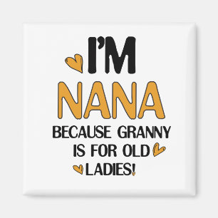 Jonge Nana Graphic Nana Clipart Design Oma Art Magneet