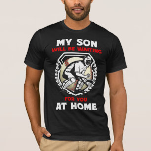 Jonge ouders van de Zoon van de Catcher van Baseba T-shirt