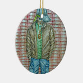 jonge rapper keramisch ornament (Rechts)