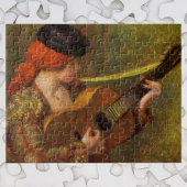 Jonge Spaanse vrouw met gitaar van Pierre Renoir Legpuzzel