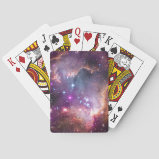 Jonge sterren in de kleine Magelhaense wolk. Pokerkaarten