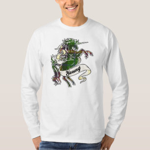 Jonge Tartan Eenhoorn T-shirt