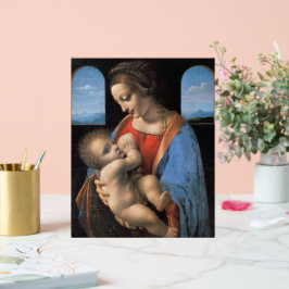 Jonge verloofde (1495) schilderij van Leonardo Vin Acryl Bord