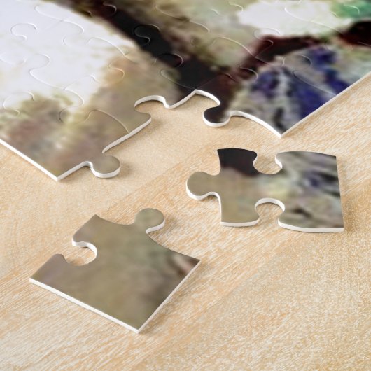 Jonge Vietnamese vrouw met Lily Legpuzzel (Zijkant)