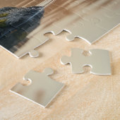 Jonge vos in de herfst legpuzzel (Zijkant)