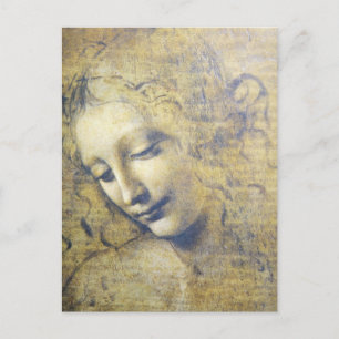 jonge vrouw 2 briefkaart