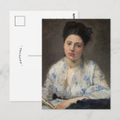 jonge vrouw | Berthe Morisot Briefkaart (Voorkant / Achterkant)