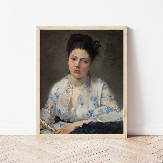 jonge vrouw | Berthe Morisot Poster