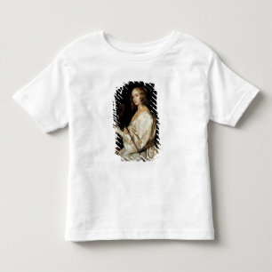Jonge Vrouw die een Viola da Gamba speelt Kinder Shirts