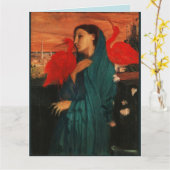 Jonge vrouw met Ibis door Edgar Degas Kaart (Gele Bloem)